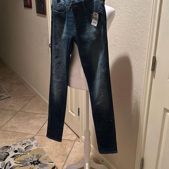 Mavi Women's Size 27 Adrianna Mid Rise Super Skinny Jean Medium Wash Denim New - Picture 1 of 6